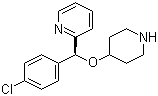 2-[(S)-(4-chlorophenyl)-piperidin-4-yloxymethyl]pyridine