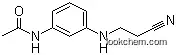 Molecular Structure of 21678-63-7 (3-(N-Cyanoethyl)aminoacetanilide)
