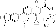 Garenoxacin mesylate hydrate
