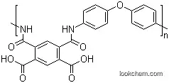 Molecular Structure of 25038-81-7 (POLY(PYROMELLITIC DIANHYDRIDE-CO-4,4'-OXYDIANILINE), AMIC ACID)