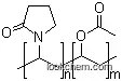 Molecular Structure of 25086-89-9 (Poly(1-vinylpyrrolidone-co-vinyl acetate))