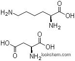 Molecular Structure of 27348-32-9 (L-Lysine-L-aspartate)