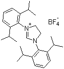 1,3-BIS(2,6-DI-I-PROPYLPHENYL)-4,5-DIHYDROIMIDAZOLIUM TETRAFLUOROBORATE CAS No.282109-83-5