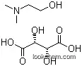 Molecular Structure of 29870-28-8 (2-Dimethylaminoethanol hydrogen L-(+)-tartrate)
