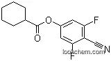 Molecular Structure of 458549-24-1 (Cyclohexanecarboxylic acid, 4-cyano-3,5-difluorophenyl ester)