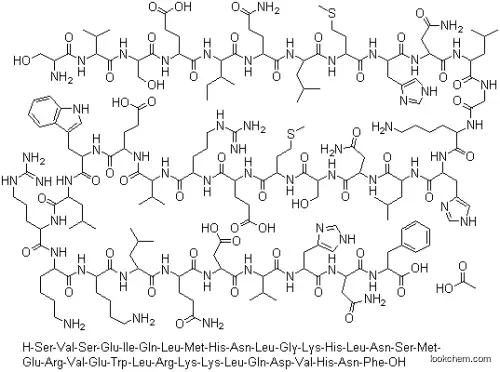 Molecular Structure of 52232-67-4 (Teriparatide acetate)