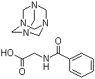 N-benzoylglycine, compound with 1,3,5,7-tetraazatricyclo[3.3.1.13,7]decane (1:1)