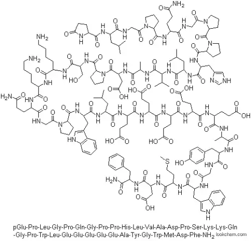 Molecular Structure of 60675-77-6 (Big Gastrin I Human)