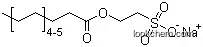 Molecular Structure of 61789-32-0 (Fatty acids, coco,2-sulfoethyl esters, sodium salts)