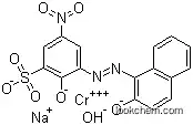 Molecular Structure of 6370-15-6 (sodium hydroxy[2-hydroxy-3-[(2-hydroxy-1-naphthyl)azo]-5-nitrobenzenesulphonato(3-)]chromate(1-))