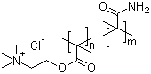 Ethanaminium, N,N,N-trimethyl-2-((2-methyl-1-oxo-2-propen-1-yl)oxy)-,chloride (1:1), polymer with 2-methyl-2-propenamide
