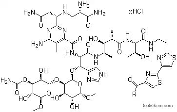 Molecular Structure of 67763-87-5 (Bleomycin hydrochloride)