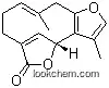 Molecular Structure of 728-61-0 ((R,10E)-4,8,9,12-Tetrahydro-3,11-dimethyl-6H-4,7-methenofuro[3,2-c]oxacycloundecin-6-one)