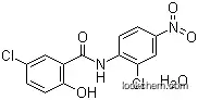 Molecular Structure of 73360-56-2 (5-Chloro-N-(2-chloro-4-nitrophenyl)-2-hydroxybenzamide monohydrate)