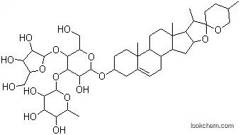 Molecular Structure of 76296-72-5 (Chonglou Saponin II)