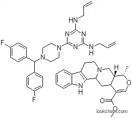 Molecular Structure of 76997-30-3 (Almitrine-raubasine)