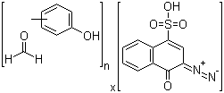 Cresol-formaldehyde copolymer 1,2-naphthoquinonediazido-4-sulfonate
