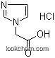 Molecular Structure of 87266-37-3 (1H-Imidazole-1-acetic acid hydrochloride)
