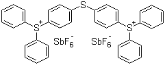 Mixed Triarylsulfonium Hexafluoroantimonate Salts