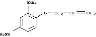 Molecular Structure of 101651-51-8 (N-(5-acetamido-2-prop-2-enoxy-phenyl)acetamide)