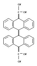 Molecular Structure of 105754-75-4 (Propanedinitrile,[10-[10-(dicyanomethylene)-9(10H)-anthracenylidene]-9(10H)-anthracenylidene]-)