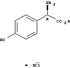 Molecular Structure of 52067-90-0 ((R)-4-hydroxyphenylglycine hydrochloride)