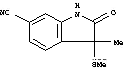 3-methyl-3-(methylsulfanyl)-2-oxo-2,3-dihydro-1H-indole-6-carbonitrile