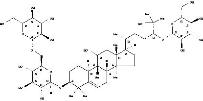 Molecular Structure of 88901-43-3 (b-D-Glucopyranoside, (3b,9b,10a,11a,24R)-24-(b-D-glucopyranosyloxy)-11,25-dihydroxy-9-methyl-19-norlanost-5-en-3-yl6-O-b-D-glucopyranosyl-)
