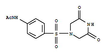 Acetamide,N-[4-[(3,5-dioxo-1-piperazinyl)sulfonyl]phenyl]-