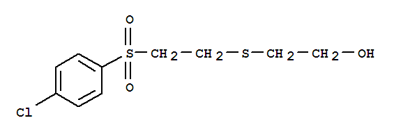 Ethanol,2-[[2-[(4-chlorophenyl)sulfonyl]ethyl]thio]-