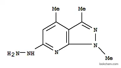 Molecular Structure of 175202-00-3 (6-HYDRAZINO-1,3,4-TRIMETHYL-1H-PYRAZOLO[3,4-B]PYRIDINE)