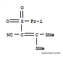 Molecular Structure of 175202-05-8 (2-(ISOPROPYLSULFONYL)-3,3-DI(METHYLTHIO)ACRYLONITRILE)