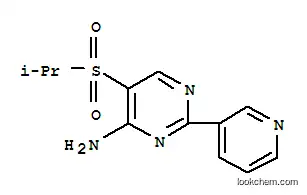 Molecular Structure of 175202-06-9 (5-(ISOPROPYLSULFONYL)-2-(3-PYRIDYL)PYRIMIDIN-4-AMINE)