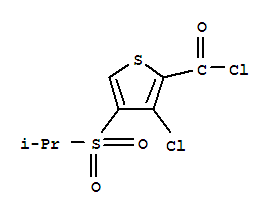 3-Chloro-4-(isopropylsulfonyl)thiophene-2-carbonylchloride