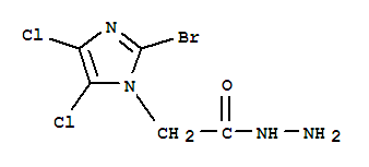 1H-Imidazole-1-aceticacid, 2-bromo-4,5-dichloro-, hydrazide