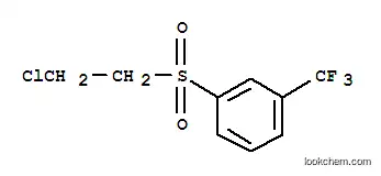 Molecular Structure of 175203-09-5 (2-CHLOROETHYL-(3-(TRIFLUOROMETHYL)PHENYL)SULFONE)