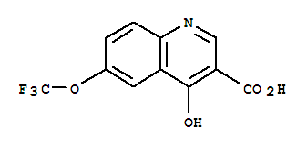 4-HYDROXY-6-(TRIFLUOROMETHOXY)QUINOLINE-3-CARBOXYLIC ACIDCAS