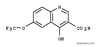 Molecular Structure of 175203-86-8 (4-HYDROXY-6-(TRIFLUOROMETHOXY)QUINOLINE-3-CARBOXYLIC ACID)