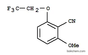 Molecular Structure of 175204-03-2 (2-METHOXY-6-(2,2,2-TRIFLUOROETHOXY)BENZONITRILE)