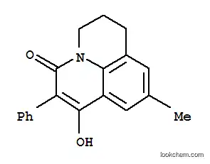 Molecular Structure of 175204-96-3 (7-HYDROXY-9-METHYL-6-PHENYL-2,3-DIHYDRO-1H,5H-PYRIDO[3,2,1-IJ]QUINOLIN-5-ONE)