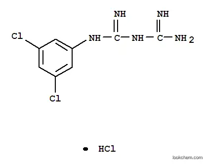 Molecular Structure of 175205-04-6 (1-(3,5-DICHLOROPHENYL)BIGUANIDE HYDROCHLORIDE)