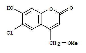 2H-1-Benzopyran-2-one,6-chloro-7-hydroxy-4-(methoxymethyl)-