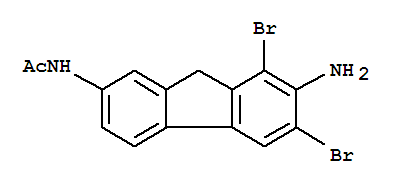 Acetamide, N-(7-amino-6,8-dibromo-9H-fluoren-2-yl)- cas  1785-16-6