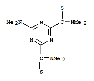 1,3,5-Triazine-2,4-dicarbothioamide,6-(dimethylamino)-N2,N2,N4,N4-tetramethyl- cas  18138-23-3