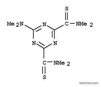 Molecular Structure of 18138-23-3 (1,3,5-Triazine-2,4-dicarbothioamide,6-(dimethylamino)-N2,N2,N4,N4-tetramethyl-)