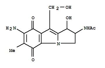 Acetamide,N-[7-amino-2,3,5,8-tetrahydro-1-hydroxy-9-(hydroxymethyl)-6-methyl-5,8-dioxo-1H-pyrrolo[1,2-a]indol-2-yl]-
