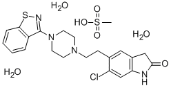 Molecular Structure of 199191-69-0 (Ziprasidone mesilate)