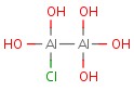 Molecular Structure of 12042-91-0 (Aluminum chloride hydroxide (Al2Cl(OH)5))