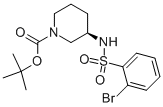 R-3-(2-bromobenzenesulfonamido)-N-Boc-piperidine