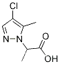 Molecular Structure of 1005650-61-2 (2-(4-CHLORO-5-METHYL-1H-PYRAZOL-1-YL)PROPANOICACID)